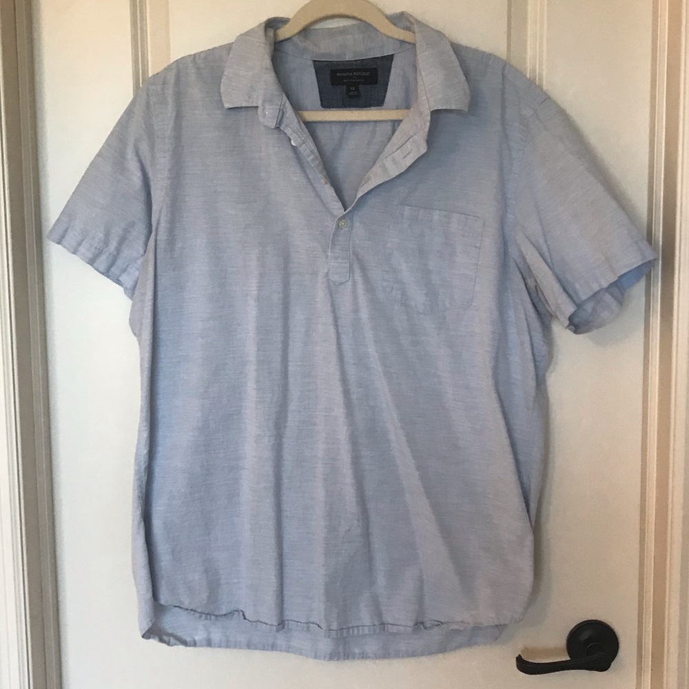 Banana Republic Men’s Slim Fit Short Sleeve Polo